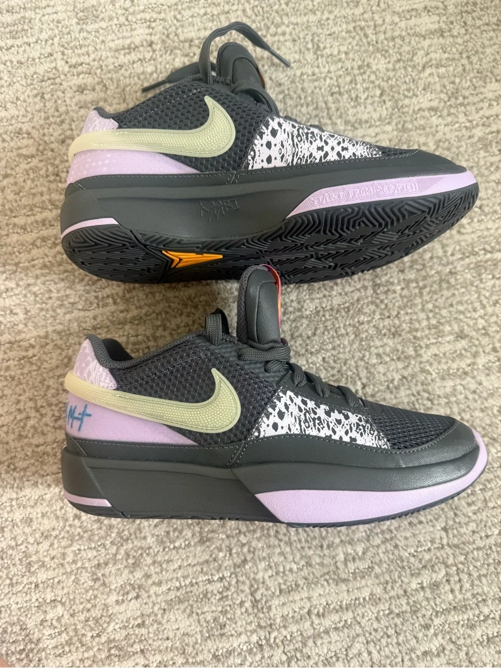 Brand New! Nike Kids Gray Ja Morant Sneakers